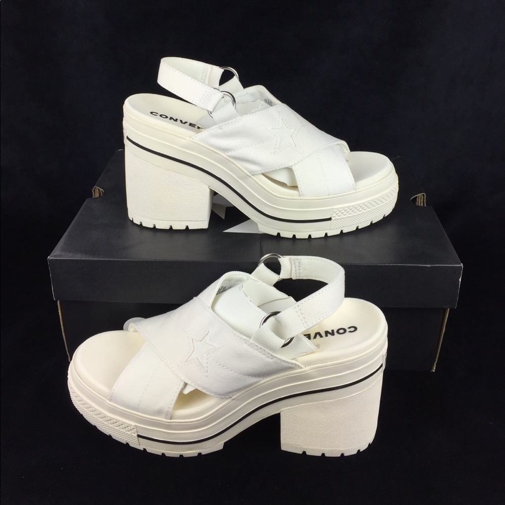Converse One Star Sandal Slip Shoes Egret White